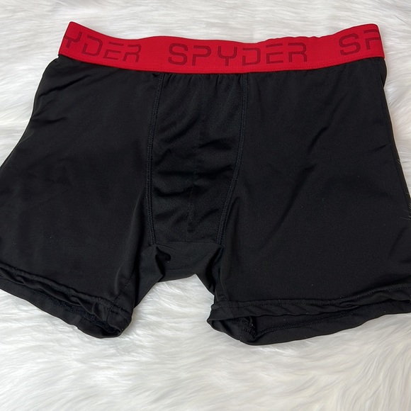 Spyder Mens Boxer Briefs 3-Pack Poly Spandex Performance Boxer Briefs Underwear - Picture 5 of 12